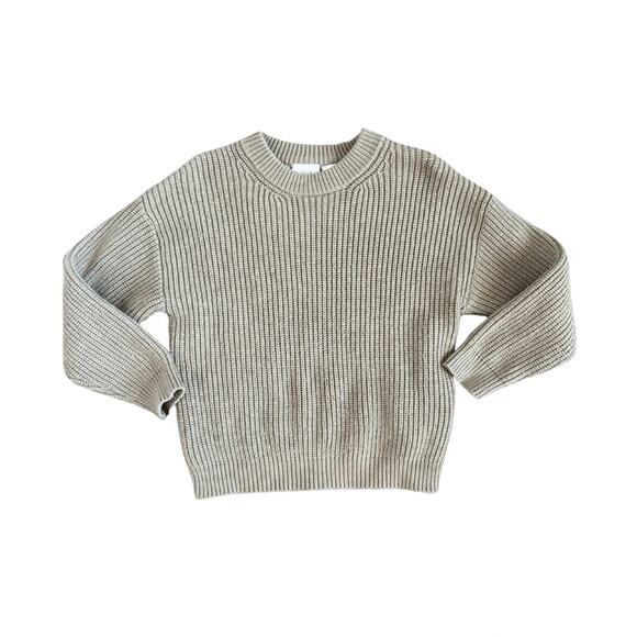 Zara Kids Olive Ribbed Knit Sweater | 3T - Picture 1 of 4